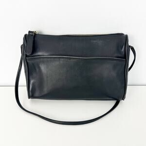 Coach Vintage Slim Zip Black Leather Bag 4018 Crossbody